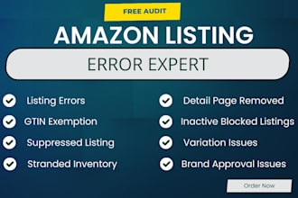 fix amazon suppressed listings inactive listings and fba stranded inventory