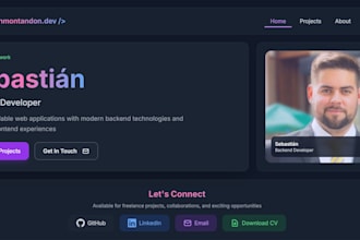create a modern responsive landing page