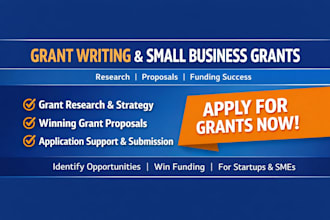 do grant writing grant proposal grant research apply for grants small business