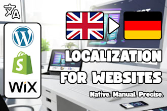 translate and professionally localize your website into german