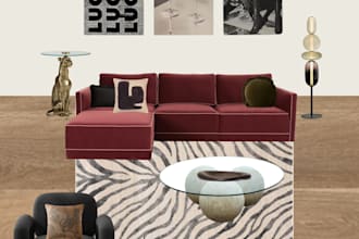 furnish your space with a mood board