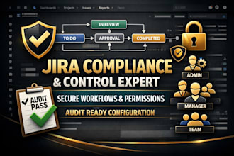 configure jira workflows and permissions for audit compliance and control