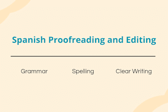 correct your spanish text and improve clarity