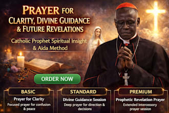 pray for clarity, divine guidance, spiritual interpretation and revelations