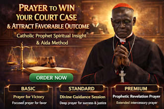 pray for you to win court case and attract favorable outcome