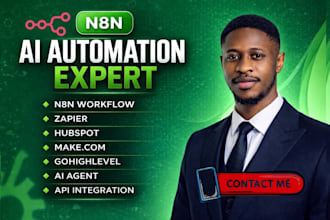 setup n8n automation workflow make com zapier gohighlevel ai automation expert
