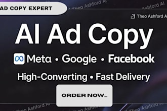 create high converting ai ad copy for meta facebook google ads