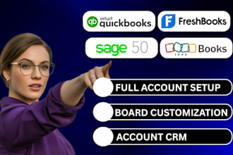 do data migration for quickbooks, freshbooks, sage 50, zoho books and xero