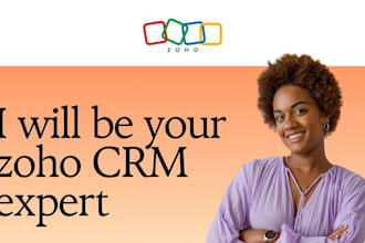 setup zoho crm, zoho mail, zoho desk, zoho books, zoho one assist sites form fsm