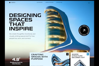 do architecture wordpress website design interior furniture construction website