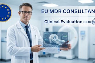 be your eu mdr consultant and write your clinical evaluation cer