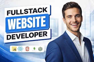 do full stack website development as a fullstack, front end backend developer