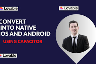 convert base44 or loveable app to capacitor native IOS and android app publish