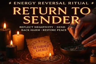 cast back to sender return karma and energy reversal to protect you from all hex