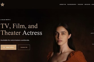 design squarespace filmmaker website drone cinematography aerial video portfolio