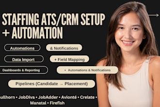 setup bullhorn jobdiva jobadder avionte infinity crelate manatal firefish crm