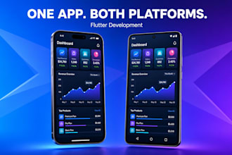 build your cross platform app in flutter for ios and android