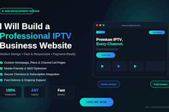 build a professional iptv website
