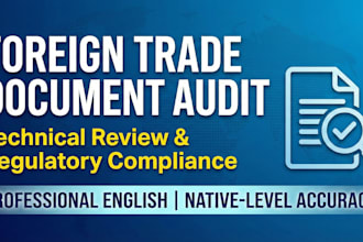 review and localize your foreign trade documents