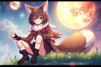 do anime and furry art for you