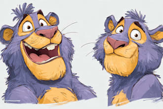 create cute animals, cute characters, cute cartoon mascot vectors