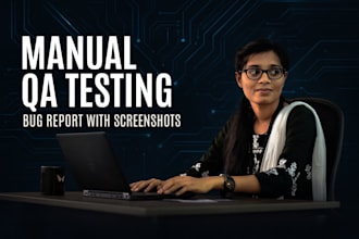 manually test your website and provide a bug report