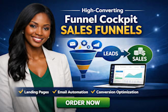 build and optimize a high converting funnel cockpit sales funnel