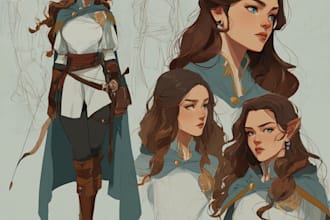 dnd character art and dnd character art