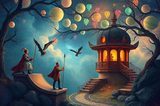 create fantasy art for you