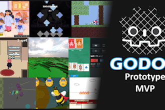 create a playable 2d game prototype in godot 4