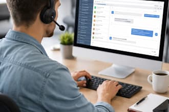 professional customer support via chat