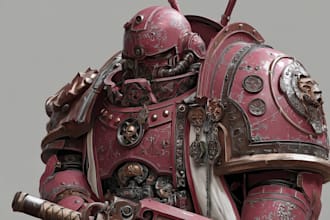 create warhammer 40k art