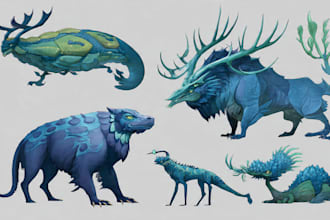 draw fantasy or dnd creatures and monsters