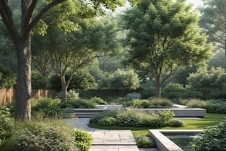 create conceptual landscape design