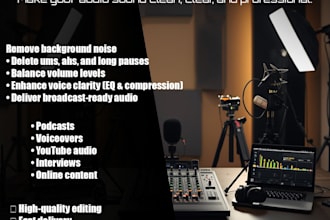 enhance podcast and voice audio with noise reduction