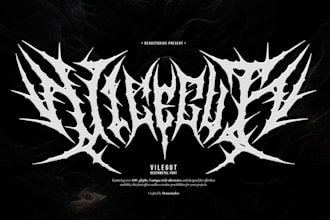 forge a custom metal font exclusively for your brand