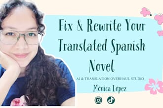 fix, proofread and rewrite your translated spanish novel