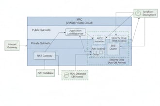 set up AWS infrastructure using terraform