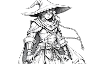 draw a fantasy illustration for you