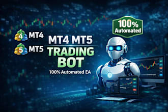 develop automated mt4 mt5 trading bot, eas and trade copier