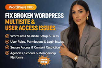 wordpress multisite setup, user roles, login configuration for agency and school
