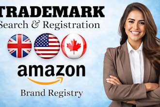 conduct usa uk eu canada trademark registration amazon brand registery search