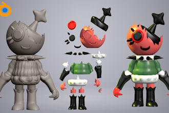 add color and convert stl to 3mf split fix 3d model for multicolor 3d printing