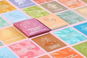 design printable affirmation motivational card cards prayer journals for esty