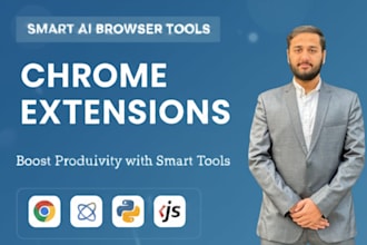 create a chrome extension for automation and web scraping