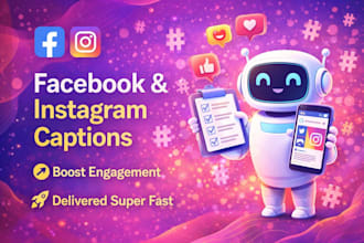 create engaging facebook and instagram captions for your brand
