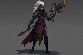 design a concept art character or object