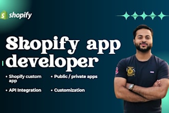 develop shopify public and custom private apps