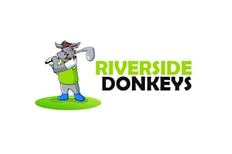 design unique traditional logo for the riverside donkeys