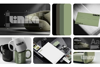 design a complete brand identity and brand guidelines